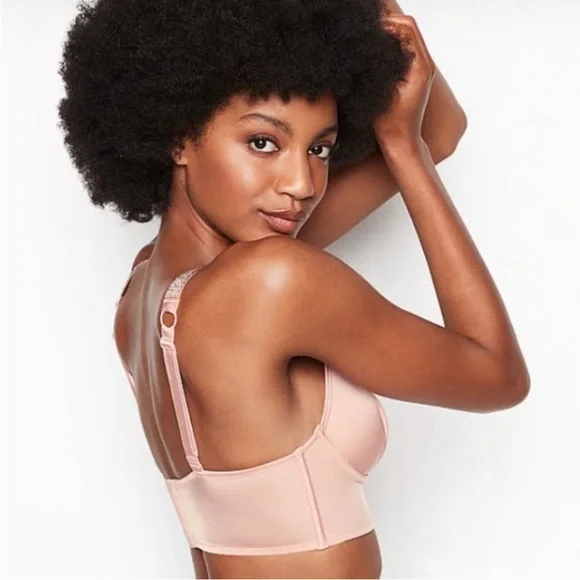 Victoria's Secret sparkly rhinestones straps bra   size L fits 34D 38A 36B 39B - Picture 4 of 5